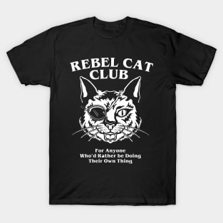 Rebel Cat Pirates T-Shirt